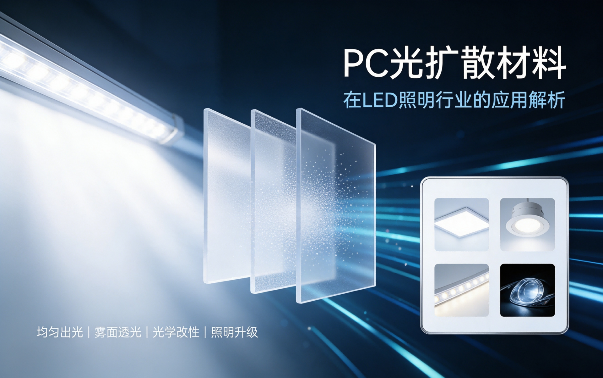PC光扩散材料在LED照明行业的应用解析